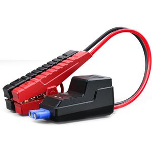 VTOMAN Portable Replacement Jumper Cable,10 Safety Protections 12V Car Booster Clamp Cable for X1,X3,X5,X7,V10,V10 Pro Jump Starter, Car Jump Start Battery Booster Cable