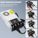 Adjustable 0-24V Power Supply 25A 600W, 110V AC to DC 0-24V Buck Converter 0-25A 600W Power Supply with LCD Display Adjustable Voltage Current 110V/220V AC to 24V DC Converter