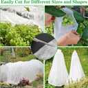 Plant Covers Freeze Protection, 10ft30ft Frost Blankets for Outdoor Plants, 1.1oz/yd Garden Fabric Plant Floating Row Cover, Winter Frost Cloth Plant Freeze Protection for Cold Weather