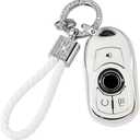 Key Fob Cover with Keychain for Buick Enclave 2018-2021