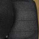 ZOLANOful Round Boucle Storage Ottoman, Sherpa Teddy Fabric Ottoman Footstool with Reversible Tray Lid, Folding Footrest with Storage for Living Room, Bedroom, Dorm, Black, 14.6" x 14.6" x 17.7"