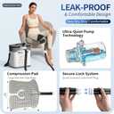 Ice Machine for Knee After Surgery, Programmable Cold Therapy Machine w/Temp Disp, 12H Knee Ice Machine Pain Relief, 12QT/Ultra-Quiet,Cryotherapy for Knee Replacement Shoulder Hip