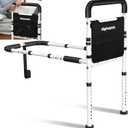 Bed Assist Rail for Elderly - ASTM Approved, 400 LBS Capacity, Tool-Free, Stable Bed Assist Rails for Seniors with Ergonomic Non-Slip Handle & Storage Pocket