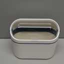 LALASTAR Desktop Trash Can with Lid, Mini Trash Can for Desk, Small Office Countertop Garbage Can, Mountable Tiny Wastebasket for RV, Dorm, Freezer, Laundry and More (Blue)