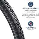 YUNSCM 2-PCS 26" Mountain Bike Tires 26x1.50/40-559 Compatible with 26 x 1.50 26X1.5 Bike Bicycle Tires (Y-1446)