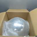 Haull 8 Pcs Large Disco Ball Set Silver Mirror Disco Reflective Ball with Hanging Ring Party Ornament Decoration for Stage Club Ballroom Dance Hall Wedding Prom Props(12'', 8'', 6'', 4'')