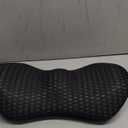 Lumbar Support Pillow for Office Chair, Memory Foam Lumbar Pillow for Lower Back Pain Relief (Black)