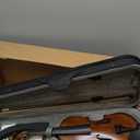 Vangoa 3/4 Violin Fiddle Solid Wood Acoustic Violins Set Three Quarters for Kids Students Beginners with Violin Case, Bow, Rosin, Note Sticker, Tuner, Mute, Strings, Natural