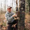 Moultrie Edge 3 Cellular Trail Camera with 3.4W Solar Kit - 40MP HD Photo Capture - 1080p Low-Glow Flash - GPS - Multi-Carrier Auto-Connect - Built-in Memory - 0.5s Trigger Speed - AI Buck Detection