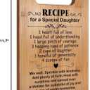 Daughter Birthday Gifts from Mom Dad Parents, Popular Daughter Cutting Board Gift for Valentines Day Mothers Day, Wedding