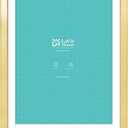LaVie Home 20x30 Picture Frame Gold Poster Frame,Display Pictures 18x24 with Mat or 20x30 Without Mat, Stable and Sturdy Frame and Polished Plexiglass, Horizontal and Vertical Format of The Walls