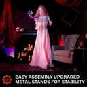 Haunted Hill Farm 5.5-Ft. Double Face Bride Halloween Animatronic