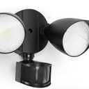 UME 32W 3500 Lumen LED Security Lights Motion Sensor Light Outdoor, 5000K Daylight, IP65 Waterproof, Dusk to Dawn, Motion Detector Flood Light for Garage, Yard, Porch-Black