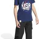 adidas Unisex-Kids FIFA World Cup 2026 T-Shirt, USA/Team Navy Blue, Large