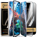 3 Pack Screen Protector for iPhone 15 Plus [6.7 inch] iPhone 16 Pro iPhone 14 2 HD 1 Privacy with Installation Frame, Dynamic Island Compatible,Tempered Glass[9H Hardness]Durable and Drop-Proof Pack of 2