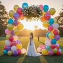300 Pcs 12 Inch Balloons 15 Kinds Colors Latex Colorful Party Balloon Bulk for Various Party Events Decorations
