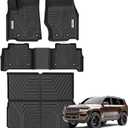 YITAMOTOR Floor Mats & Cargo Mats for Jeep Grand Cherokee 2022-2026 (Include 4xe NOT for L or WK), All Weather Custom Fit TPE Rubber Mat, Rugged Cherokee Accessories, Anti-Slip Floor Liners Set, Black