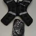 BAGAIL Weighted Vest, 5lbs/8lbs/10lbs/12lbs/15lbs/20lbs/25lbs/30lbs Weight Vest with Detachable Phone Pouch, Rucking Vest for Women, Men, Walking, Weight Loss, Training, Running (Black)