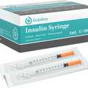 Insulin Syringe with Needle, 1cc 30G 5/16" (8mm) - Pack of 100 Pcs