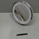 Auxmir 2026 Upgraded 30X Magnifying Mirror with Light, Makeup Mirror with 2-Level Lights, Portable Magnifying Mirror Suction Cup and Tweezers, 360 Swivel, Vanity Bathroom Mirror for Home Travel