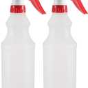 DilaBee Plastic Spray Bottle (2 Pack) - 16oz Empty Spray Bottles for Cleaning, Gardening & Grilling - Leakproof & Adjustable Nozzle Water Spray Bottle - Heavy Duty & BPA Free Plastic Spray Bottles