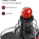 SIFENE Centrifugal Juicer Machine, Compact Juice Extractor With 3 Inch Wide Mouth, 800W Peak Power Motor, 3 Speed Control For Fruit And Vegetable, Easy To Clean Stainless Steel Filter