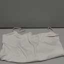 SUUKSESS Women Sexy Square Neck Tank Top Summer Y2K Going Out Basic Cami Shirt (Large, 01 Cream White)