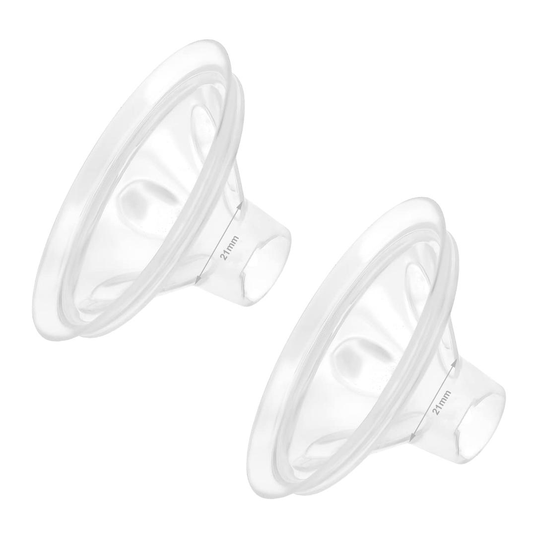 Silicone Flange Cushions Compatible with Spectra/BabyBuddha 24mm Shields/Flanges Replace Flange Inserts Compatible with Spectra Breastpump Parts Reduce Nipple tunnle 24mm to 21mm