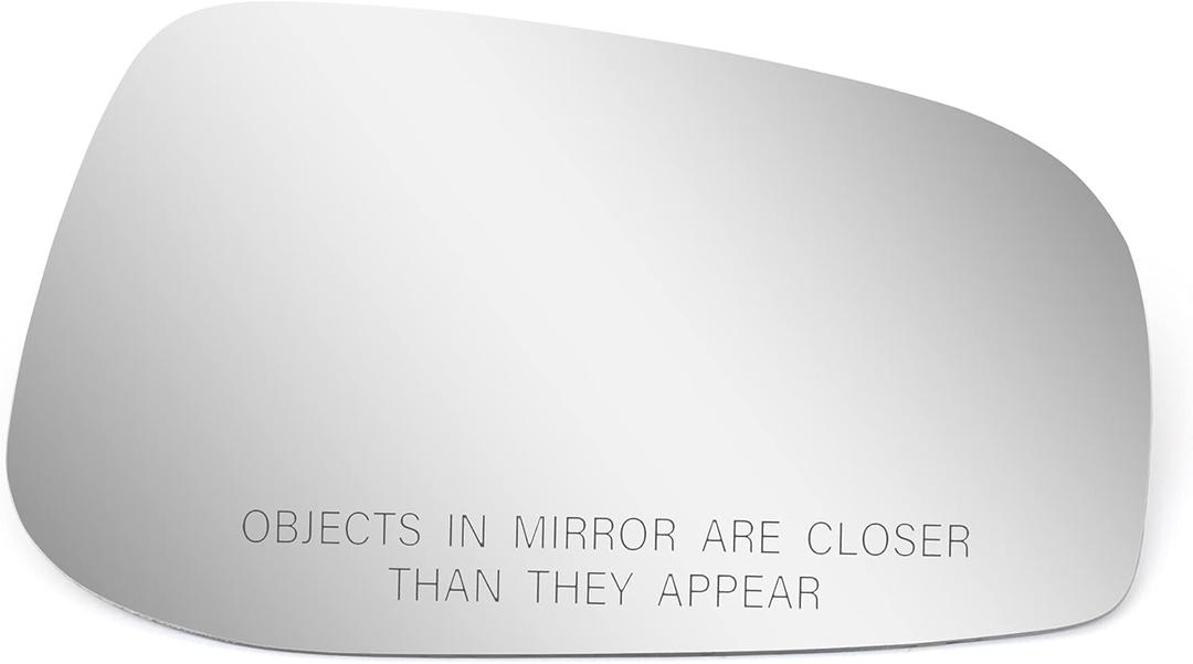 BOOLEE Mirror Glass Replacement Fit For 2004-2006 VOLVO S60 2004-2006 VOLVO S80 2004-2006 VOLVO V70 Passenger Right Side Convex Glass With Adhesives