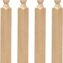 UPKOCH Miniature Dollhouse Accessories 1 12 Scale Mini Simulated Wooden Railing Shaft Staircase Spindles Furniture Posts for Dollhouse Decoration