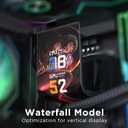Chill ARC 360mm AIO CPU Cooler with 6.67" 2K AMOLED Curved Rotatable Screen & 3D Anamorphic Effect | 320W TDP | ARGB Fans | Intel LGA1851/1700/115X | AMD AM4/AM5 | Black