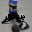 VELPEAU Hernia Belt for Men & Women - Bilateral/Double Inguinal, Groin Hernia Support Truss Underwear Briefs, Pain Relief Recovery Adjustable Strap with 2 Removable Medical Compression Pads (Black, M)