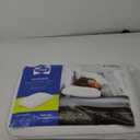 Sealy Essentials Memory Foam Bed Pillow for Pressure Relief, Adaptive Memory Foam Pillow with Washable Knit Cover, Standard, 24 x 16 in x 5 in,White 