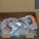 Stem Caster Wheels Heavy Duty Casters PVC M8-1.25x1 (Stem Diameter 8mm, Stem Length:1) Casters with Brake Dual Locking for Home, Office, Industry use (3 Inch, with Brake)