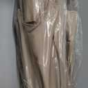 9FT Patio Umbrella with Solar Lights,Outdoor Market Umbrella with Tilt and Crank, LED Lighted Table Umbrella for Garden,Deck,Backyard,Pool,Beach (Beige)