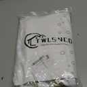 No Hook Shower Curtain and Liner Set, Sage Green Eucalyptus Floral Shower Curtains for Bathroom, Bath Curtain Sets with Snap in Liner, Waterproof with See Through Top Window, 71x74 Inches