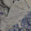 ABYOVRT Women Floral Maxi Dress Spaghetti Straps V Neck Patchwork Flowy Boho Sundress Tiered Long Dresses L