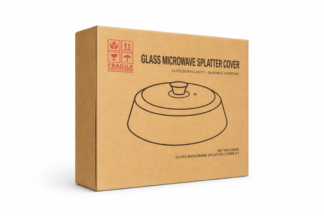 Upgraded 10in Glass Microwave Splatter Cover For Food