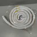 White Door Window Weather Stripping Self Adhesive Foam Tape 1 in × 3/4 in × 13 Ft, High Density Foam Sealing Strip Window Insulation Weatherproof Gasket Tape for Doors and Windows