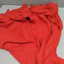 Locachy Women's Casual Oversized Polo Neck Sweatshirt Lapel Long Sleeve Button Pullover Tops Fashion Outfits Clothes (Red, XL)