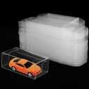 47 PCS 1/64 Display Case for Model Car,Clear Display Case,Storage Display Case,Model Cars Display Case for Hot Wheels,Model Car Display Case Protector,1/64 Scale Display Case(3.2"×1.2"×1.6")