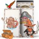 2 x Buccaneers Booty - Fun Pirate Playing Card Game for Adults & Kids - Quick, Easy to Learn for Family Game Night - Collect The Treasures & Conquer - Popular Birthdays (3-6 Players, Ages 6+)