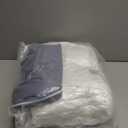 QUEEN ROSE Pregnancy Pillow, U Shaped Full Body Pillows for Sleeping Support, 55 Inch Maternity Pillow for Pregnant Women with Cooling Silky Cover, Blue