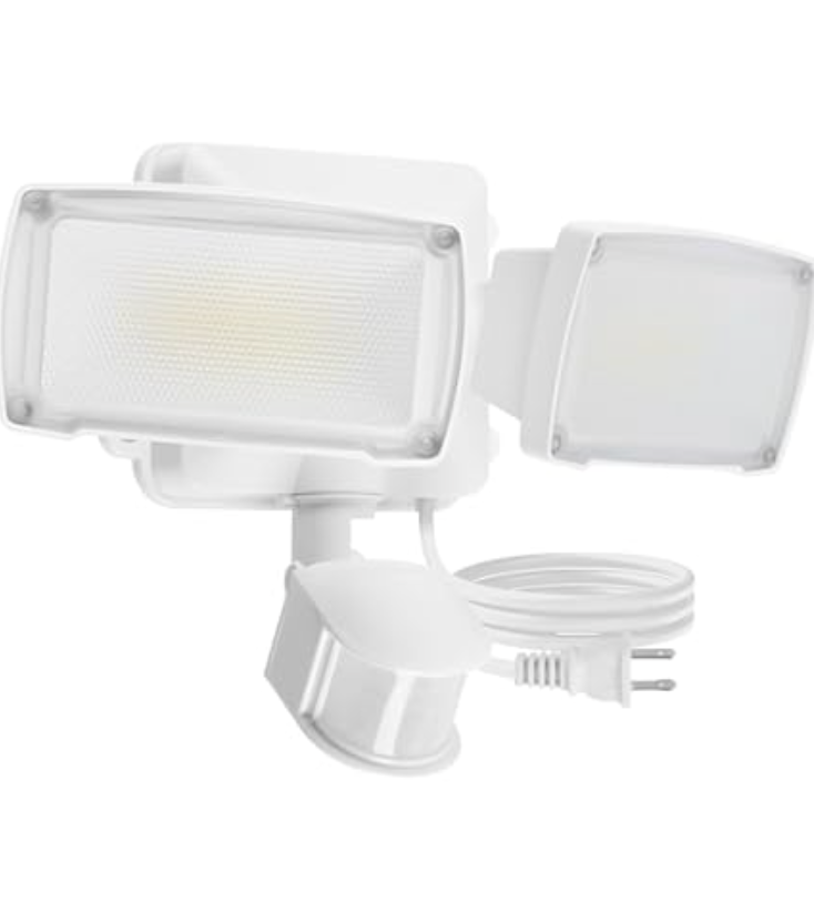 Philips 36W Motion Sensor Security Lights Outdoor, 3800 LM LED Dusk to Dawn Plug in Flood Light, 3 Adjustable Heads, 5000K Daylight, Waterproof for Garage, Yard, Porch : Amazon.ca: Tools & Home Improvement