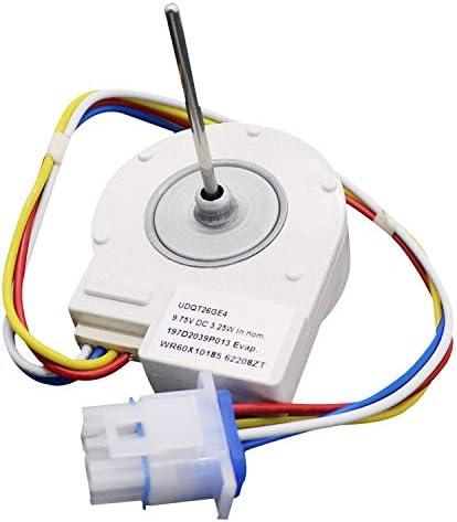 WR60X10185 Evaporator Fan Motor for General Electric Refrigerator by AMI PARTS,Replaces Part Numbers WR23X10353 WR23X10355 WR23X10364 PS1019114 AP3875639 WR60X10043 WR60X10154