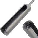 5 x Slotted Drill Bit Socket Wrench Tool,0.66"/17mm Hex Socket Nut Driver,1/4" Hex Shank,5.3"/135mm Length - 1pcs