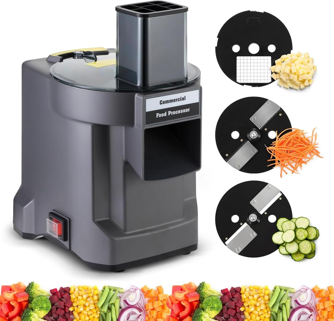 3 in 1 Electric Vegetable Chopper, Multifunctional Chopper Vegetable Cutter Slicer Dicer Machine Automatic Cutter for Onion Shredder Potato Slicer, Veggie Processor Home Use