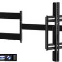 Long Arm TV Wall Mount for 42-80 inch TVs, Full Motion with 43 inch Extension Articulating Arms, Swivel and Tilt TV Bracket, Holds up to 110 lbs, Max VESA 600x400mm