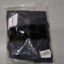 Womens Low Waist Denim Skirt Button Mini Cargo Jean Y2K Skirts with Pockets (Black, L)