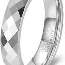 4mm 6mm Hammered Tungsten Carbide Ring For Men Women Plain Domed High Polished Wedding Bands Engagement Ring Size 5-15